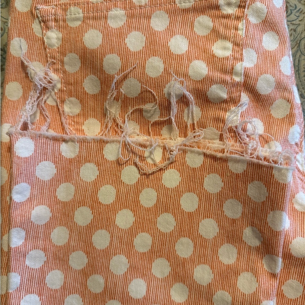 Anthropologie Pilcro & the Letterpress Polka Dot Pants High Rise Bootcut… - Picture 7 of 7